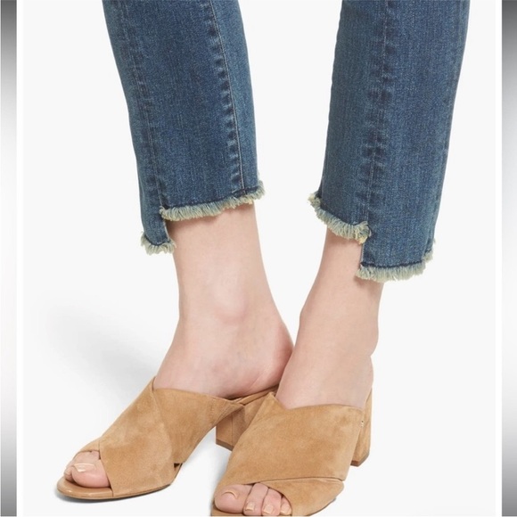 Citizens Of Humanity Amari Step Hem Mid Rise Front Seam Ankle Jeans Size 26 - Picture 3 of 14